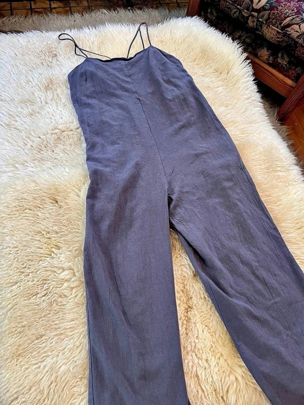 Topshop Women's SZ 8 Jumpsuit One Piece Relaxed Fit Bohemian Boho Cottage